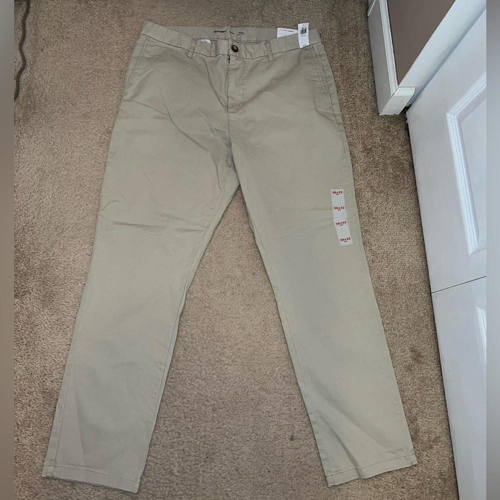 Men’s Slim Khaki Dress Pants 38x32 - Old Navy - NWT